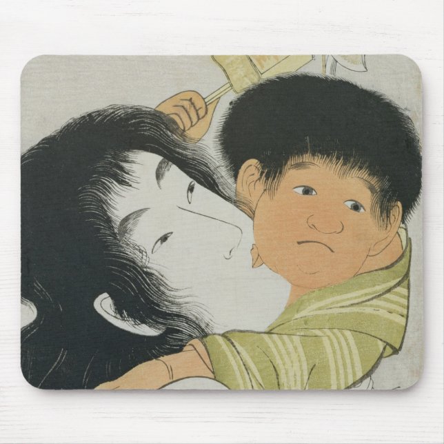 Yama-Uba and Kintoki Mouse Pad (Front)