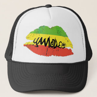 Yamadeo Kiss white SHIRT Trucker Hat