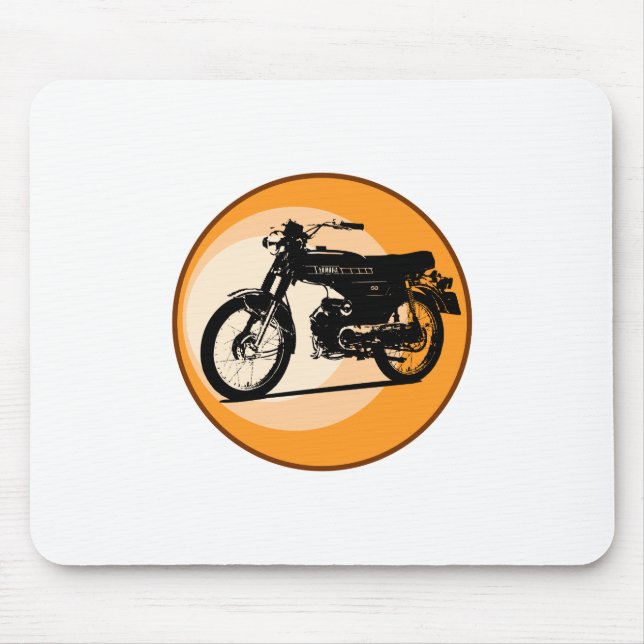 Yamaha FS1E 'FIZZY' Classic moped Mouse Pad (Front)