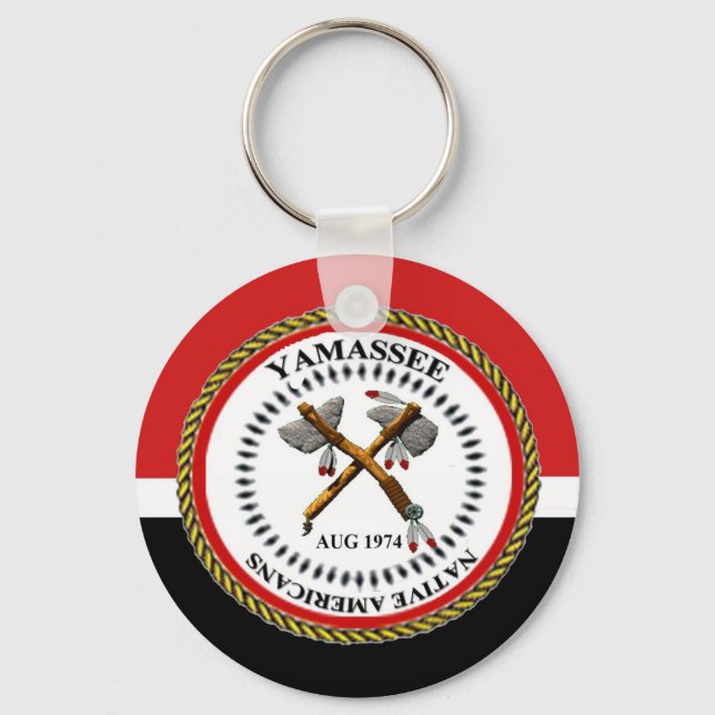 Yamassee Native Americans Key Chain (Front)