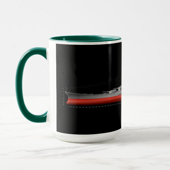 Yamato , Battleship Mug (Left)