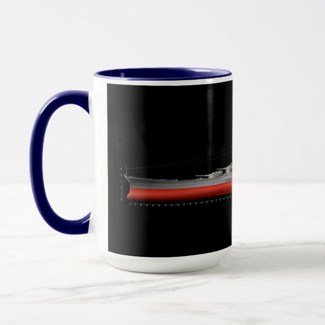 Yamato , Battleship Mug (Left)