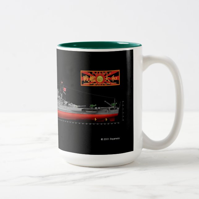 Yamato , Battleship Two-Tone Coffee Mug (Right)