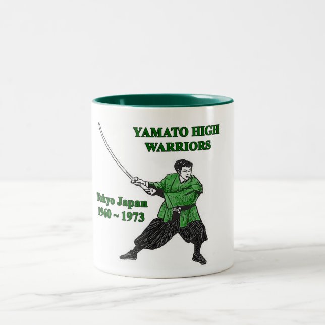yamato high school Two-Tone coffee mug (Center)