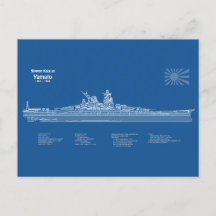 Yamato - Ship Blueprint Plans ABD