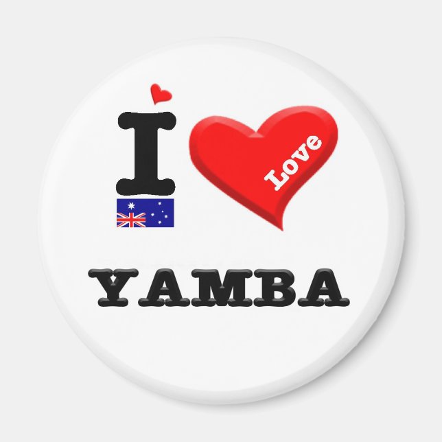 YAMBA - I Love Magnet (Front)