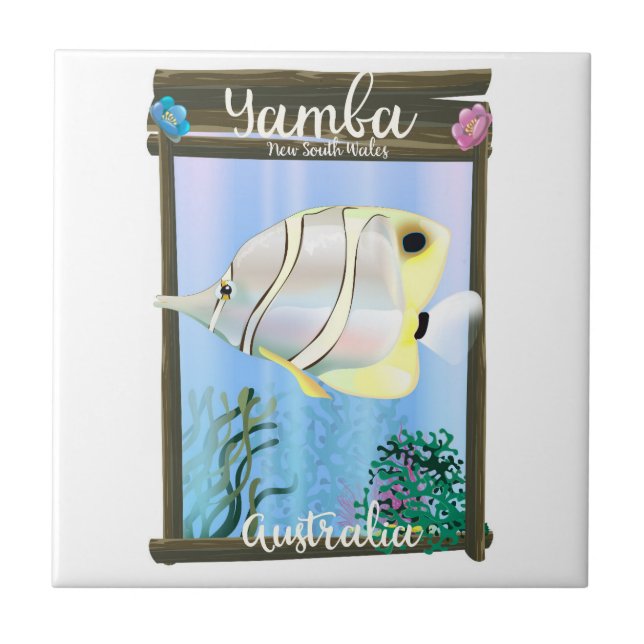 Yamba, New South Wales, Australia Ceramic Tile (Front)