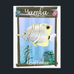 Yamba, New South Wales, Australia Postcard<br><div class="desc">Yamba,  New South Wales,  Australia vintage style travel poster print.</div>