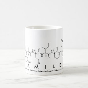 Yamilet peptide name mug