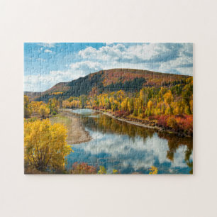 Yampa River In Autumn Jigsaw Puzzle