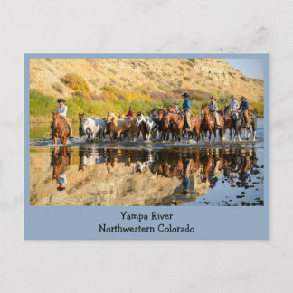 Yampa River - Western Travel Postcard