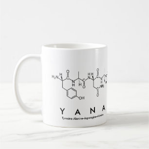 Yana peptide name mug