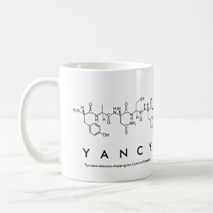 Yancy peptide name mug