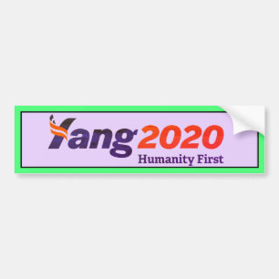 Yang 2020 bumper sticker