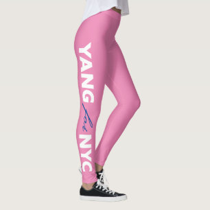 Yang for NYC New York City Mayor Election Pink Leggings