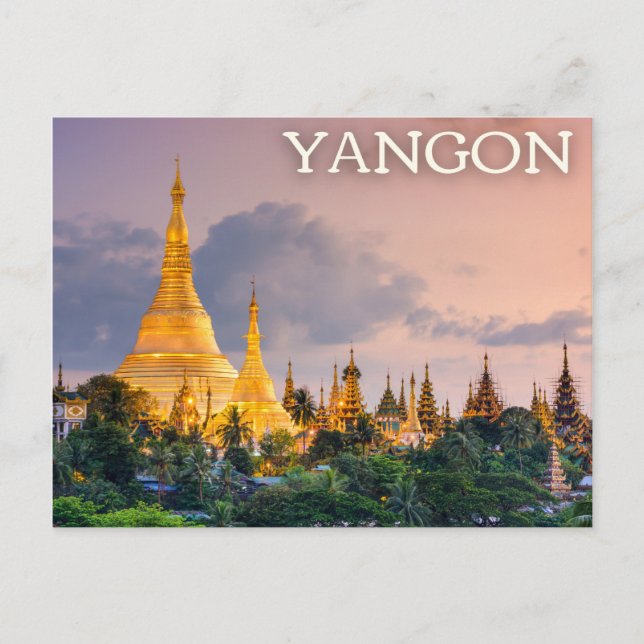 Yangon, Myanmar (Burma) Postcard (Front)