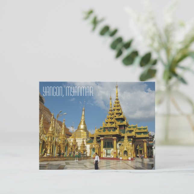 Yangon, Myanmar Postcard (Standing Front)