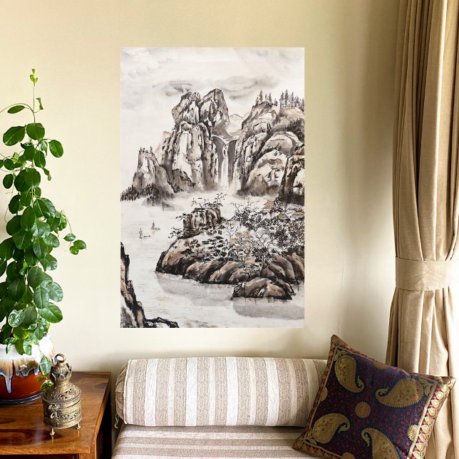 Yangze River with Waterfall Photo Print (Creator Uploaded)
