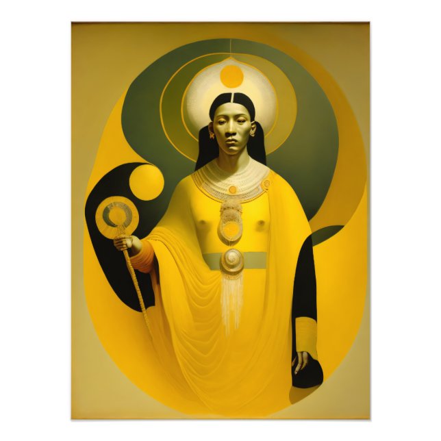 YAO of Oxum The Sweetness and Fertility of Umbanda Photo Print (Front)