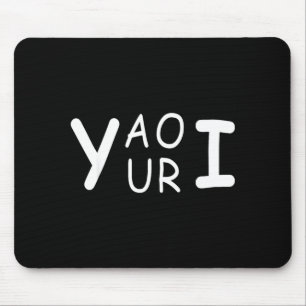 Yaouri you are funny wordplay meme minimalist mouse pad