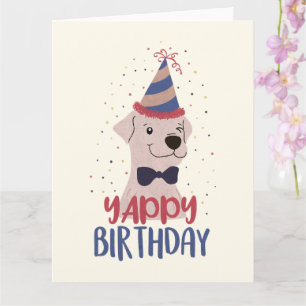 Yappy Birthday Card