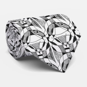 "Yappy Dogs" Abstract Design Tie