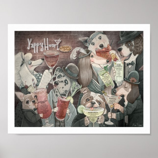 Yappy Hour Print (Front)