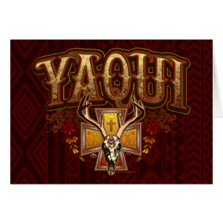 Yaqui Deer Skull Design Postcard
