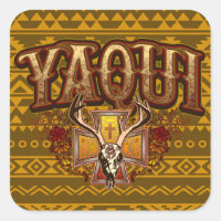 Yaqui Deer Skull Sticker design