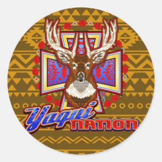 yaqui nation deer design yoeme sticker
