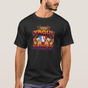 Yaqui Nation Flag Deer Dancer design T-Shirt