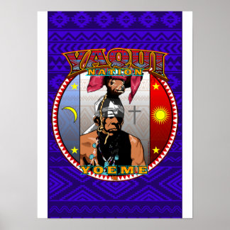 yaqui nation yoeme poster deer dancer