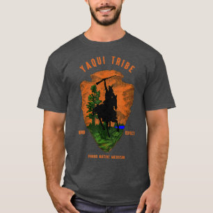 Yaqui Tribe Native Mexican Indian Proud Retro Arro T-Shirt