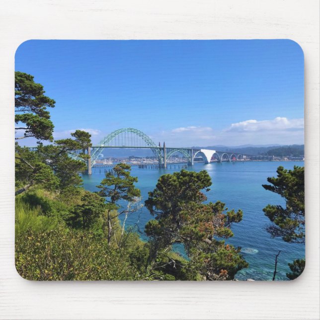Yaquina Bay Bridge, Newport, Oregon Mouse Pad (Front)