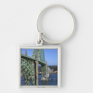 Yaquina Bay Bridge spanning the Yaquina Bay Key Ring