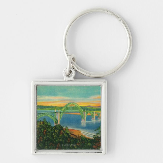 Yaquina Bay BridgeNewport, OR Key Ring (Front)