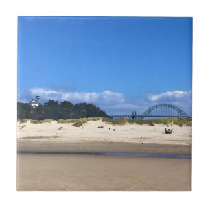 Yaquina Bay Lighthouse, Newport, Oregon Ceramic Tile
