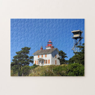 Yaquina Bay Lighthouse, Newport, Oregon Jigsaw Puzzle