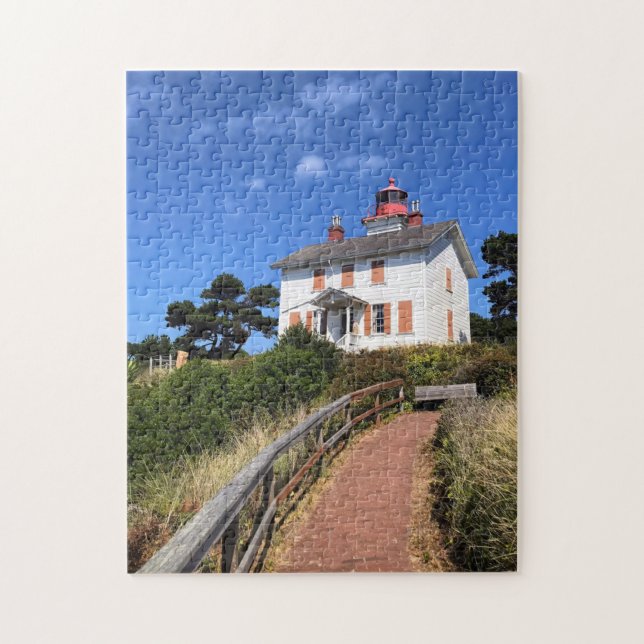 Yaquina Bay Lighthouse, Newport, Oregon Jigsaw Puzzle (Vertical)