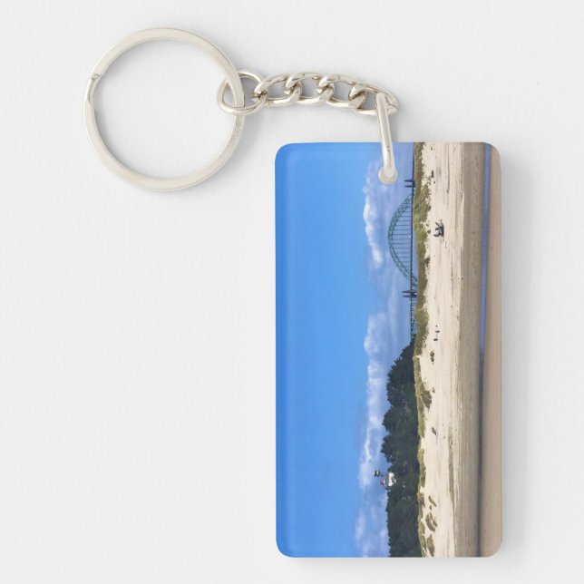 Yaquina Bay Lighthouse, Newport, Oregon Key Ring (Front)