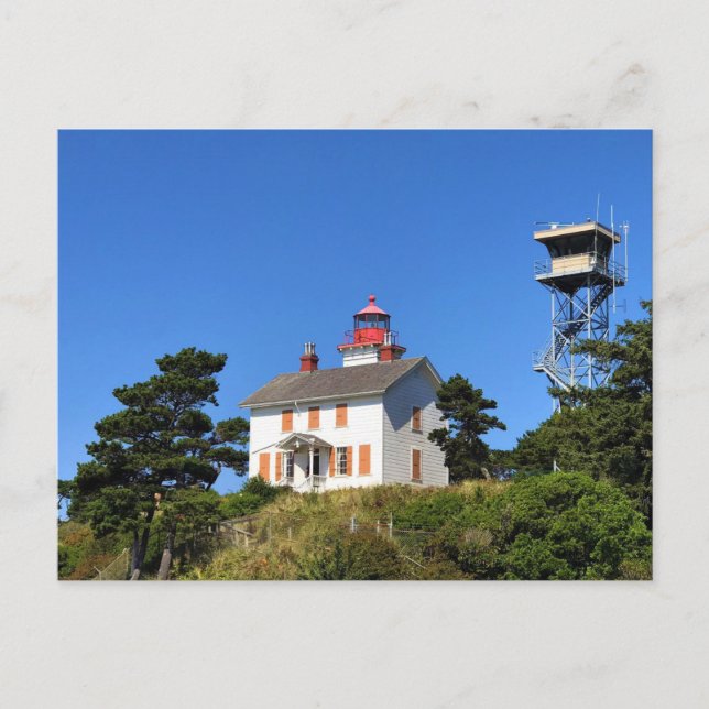 Yaquina Bay Lighthouse, Newport, Oregon Postcard (Front)