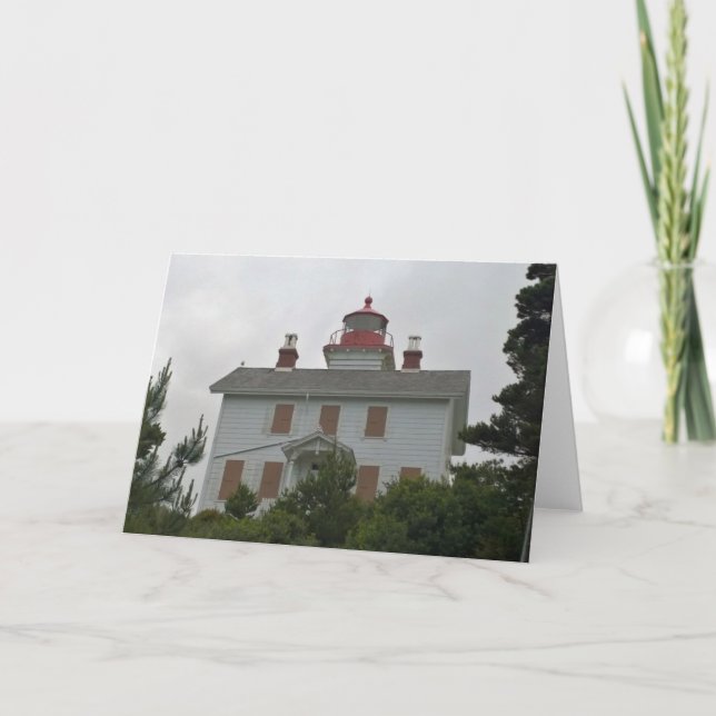 Yaquina Bay Lighthouse, OR Card (Front)