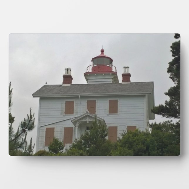 Yaquina Bay Lighthouse, OR Plaque (Front)
