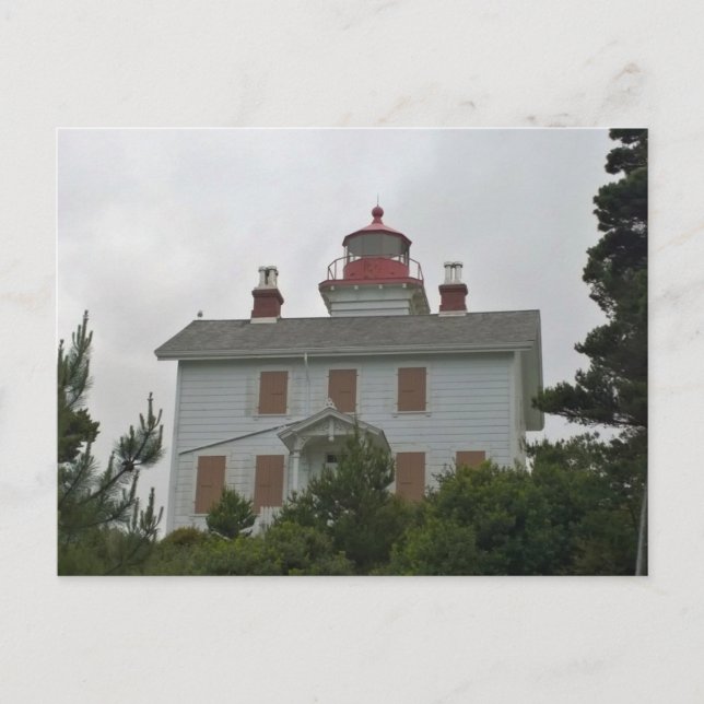 Yaquina Bay Lighthouse, OR Postcard (Front)