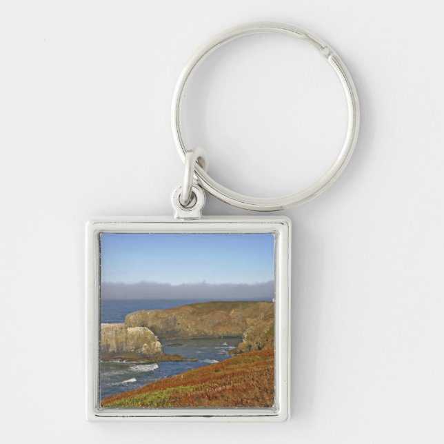 Yaquina Head Lighthouse at Newport Oregon Key Ring (Front)