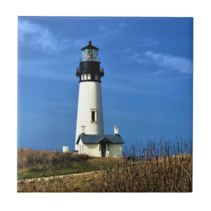 Yaquina Head Lighthouse, Newport, Oregon Ceramic Tile