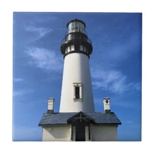 Yaquina Head Lighthouse, Newport, Oregon Ceramic Tile