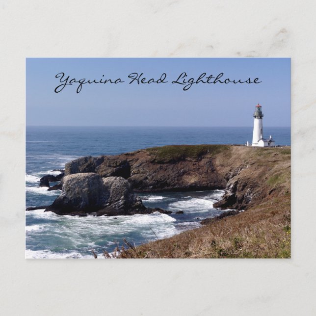 Yaquina Head Lighthouse Oregon Postcard (Front)