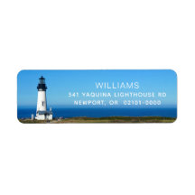 Yaquina Head Lighthouse Return Address Label