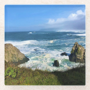 Yaquina Head Outstanding Natural Area, Oregon Glass Coaster